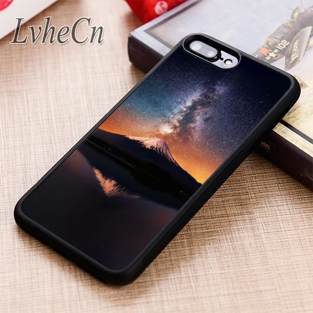 Чехол для телефона LvheCn VOLCANO NIGHT SKY NATURE чехол iPhone 5 6 6s 7 8 plus X XR XS max 11 12 Pro Samsung Galaxy S7 S8 S9
