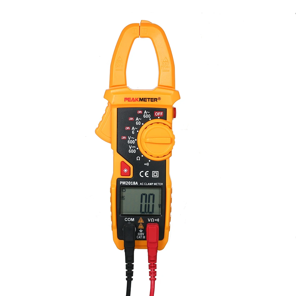 

True RMS Mini Digital Clamp Meters AC/DC Current Voltage Auto Range Capacitance Non Contact Multimeter Diode