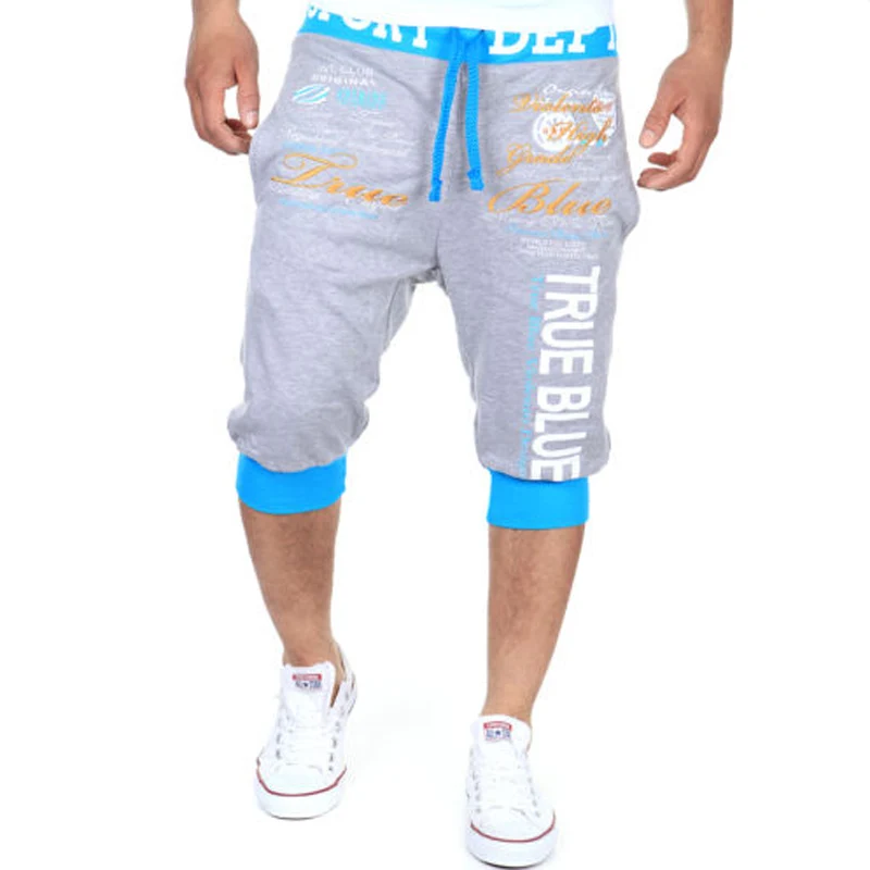 Лидер продаж года, летние спортивные штаны для бега Капри, спортивные тренировочные футбольные спортивные штаны с цифровой печатью для бега 3/4