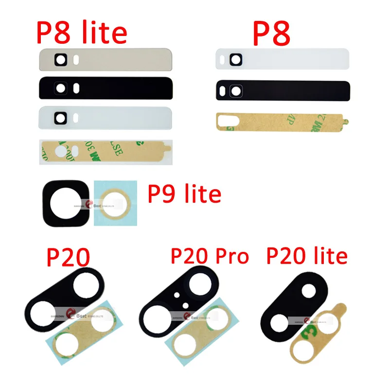 

Rear Back Camera Glass Lens For Huawei P8 P20 P9 Lite P20 pro With Adhesive Sticker Repair Parts