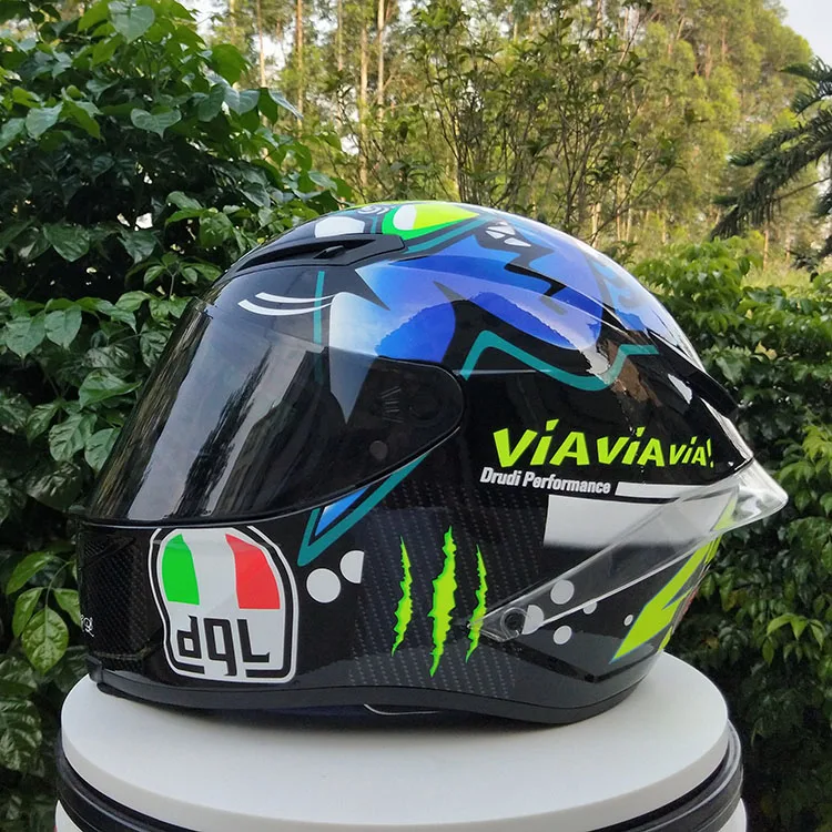 

Motorcycle helmet four seasons personality cool motorcycle with rear wing racing winter helmet
