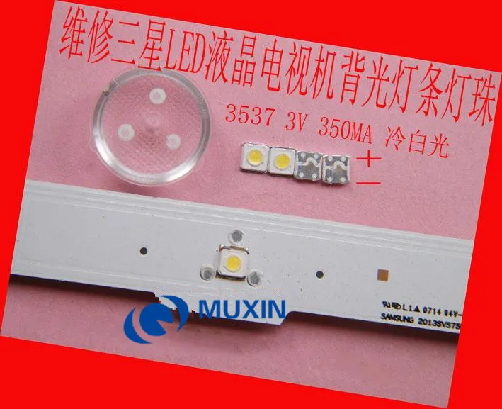 

100 Pieces/lot LED light beads 3537 3535 3V 1W 350MA for Samsung LED backlight LED strip