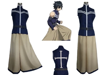 

Japan AnimeFairy Tail Gray Fullbuster Cosplay Costume Halloween Custom Made