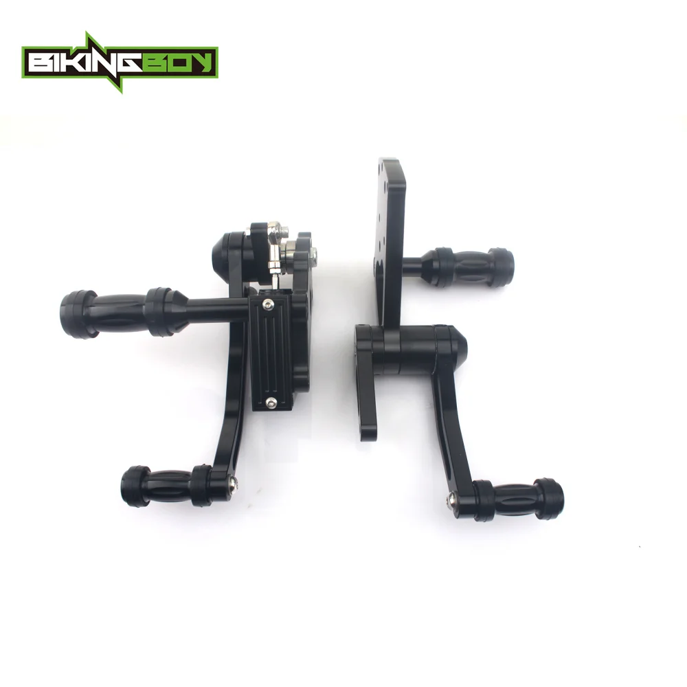 

BIKINGBOY CNC Billet Forward Controls Foot Rests Foot Rest Rearsets for Harley Davidson SOFTAIL 01 02 03 04 05 06 07 08 09 10-16