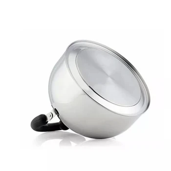 

3L Whistling Kettle Stainless Steel Tea Coffee Camping Stove Top Tone Hot 1pc