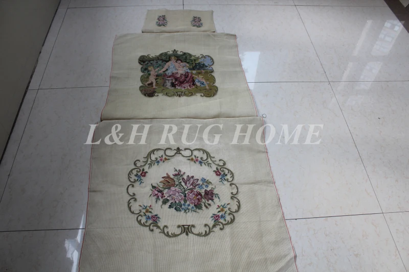 20 к винтажный предварительно обработанный цветочный рукодельный Холст Гобелен Чехол для сидения незавершенный