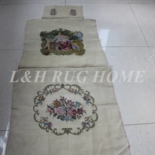 20 к винтажный предварительно обработанный цветочный рукодельный Холст Гобелен Чехол для сидения незавершенный