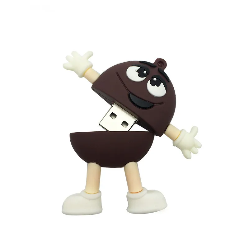 USB флеш-накопитель 128 Гб мультфильм M& M Chocolate Bean usb 2,0 4 ГБ 8 ГБ Флешка 16 Гб Флешка 32 Гб 64 Гб usb карта памяти