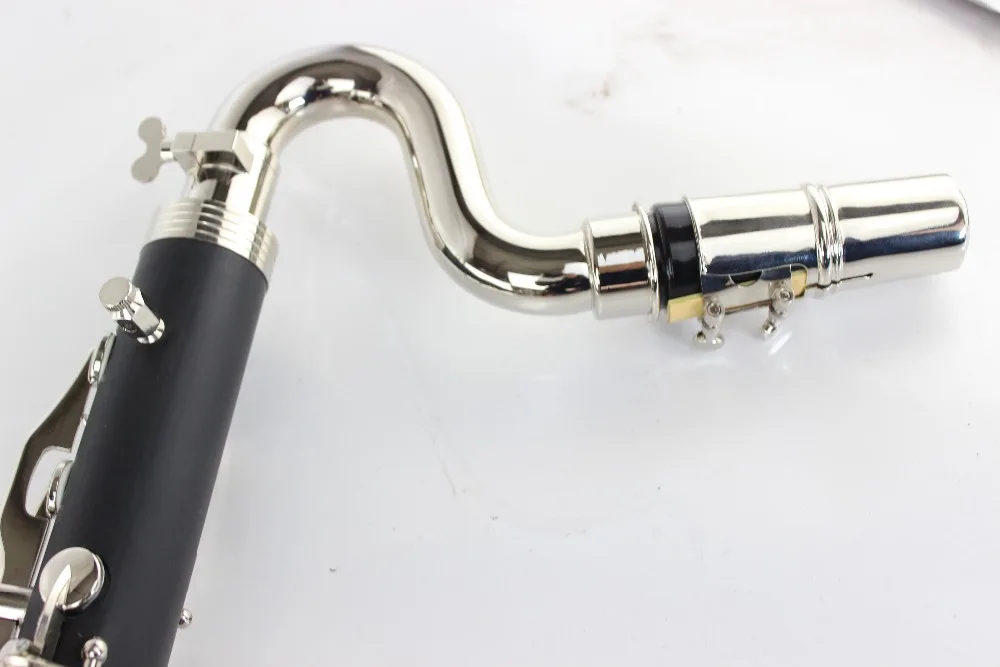 Buffet Bass Clarinet Professional Bb Clarinet Drop B Tuning Black Tube Silvering Keys klarnet Brand Musical Instrument clarinet woodwind instrument clarinet and saxophone accessories saxophone and clarinet mouthpieces