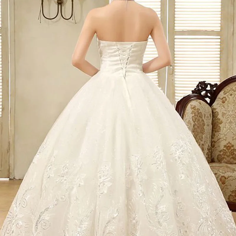 Это Yiya свадебное платье без бретелек Кристалл Кружева длинное свадебное платье es плюс размер длина пола Vestido de novia XXN085
