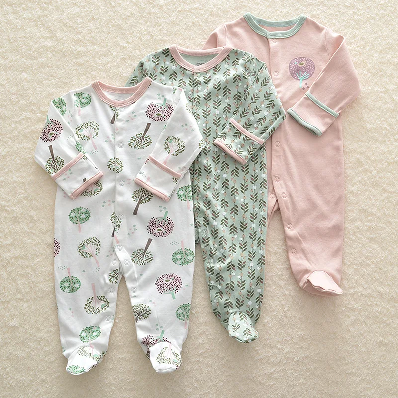 Одежда для малышей; комплекты из 3 предметов; Одежда для новорожденных девочек; комбинезоны для новорожденных; пижамы; Одежда для мальчиков; хлопковые комбинезоны для маленьких девочек