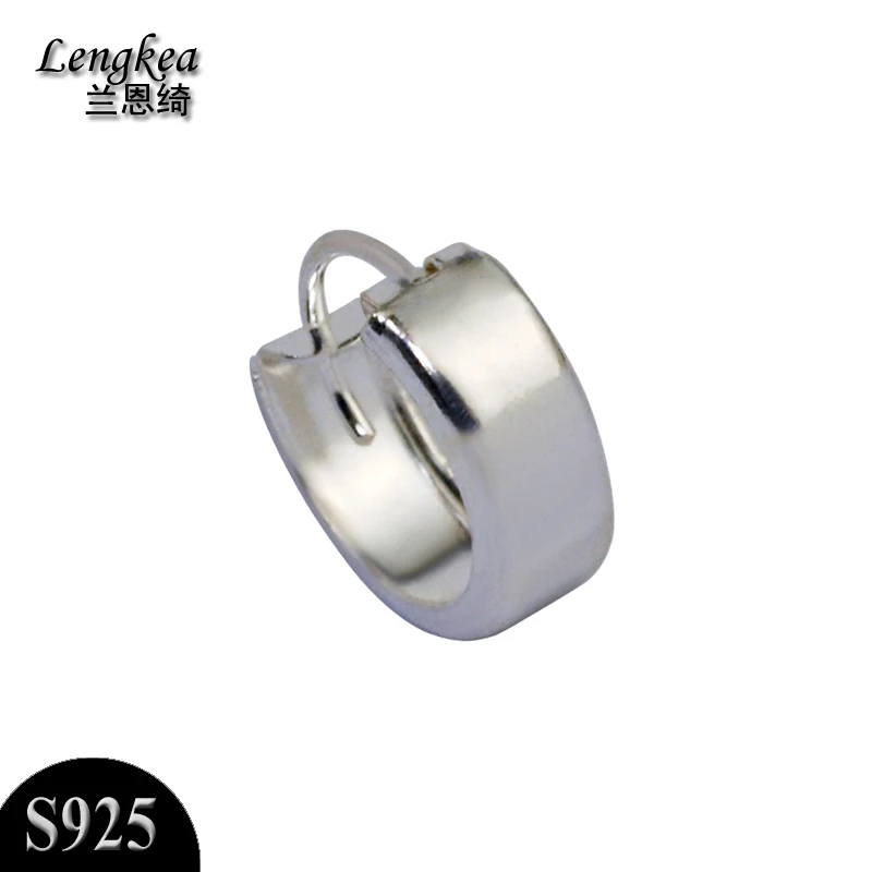 Мужские и женские сережки-гвоздики из серебра 925 пробы для девочек и мальчиков, глянцевые сережки, аксессуары, 2 размера, подарок