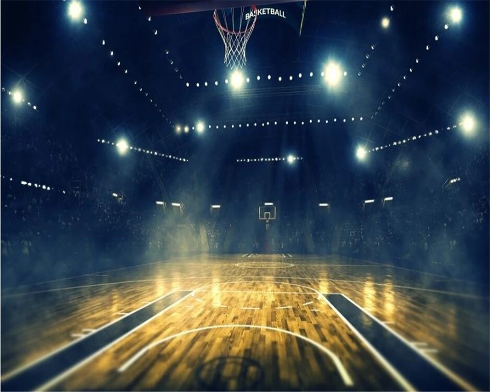 Beibehang индивидуальные большие обои красивый прохладный баскетбольная площадка 3D дизайн фон настенная живопись papel де parede
