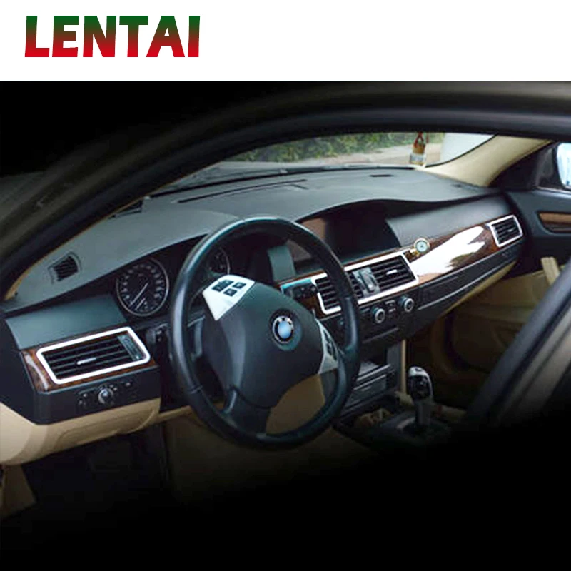 OVERE Car Styling Aluminum Alloy Air Conditioner Outlet Frame Sticker For BMW E60 520Li 523Li 525Li 350Li 5 series Accessories | Автомобили