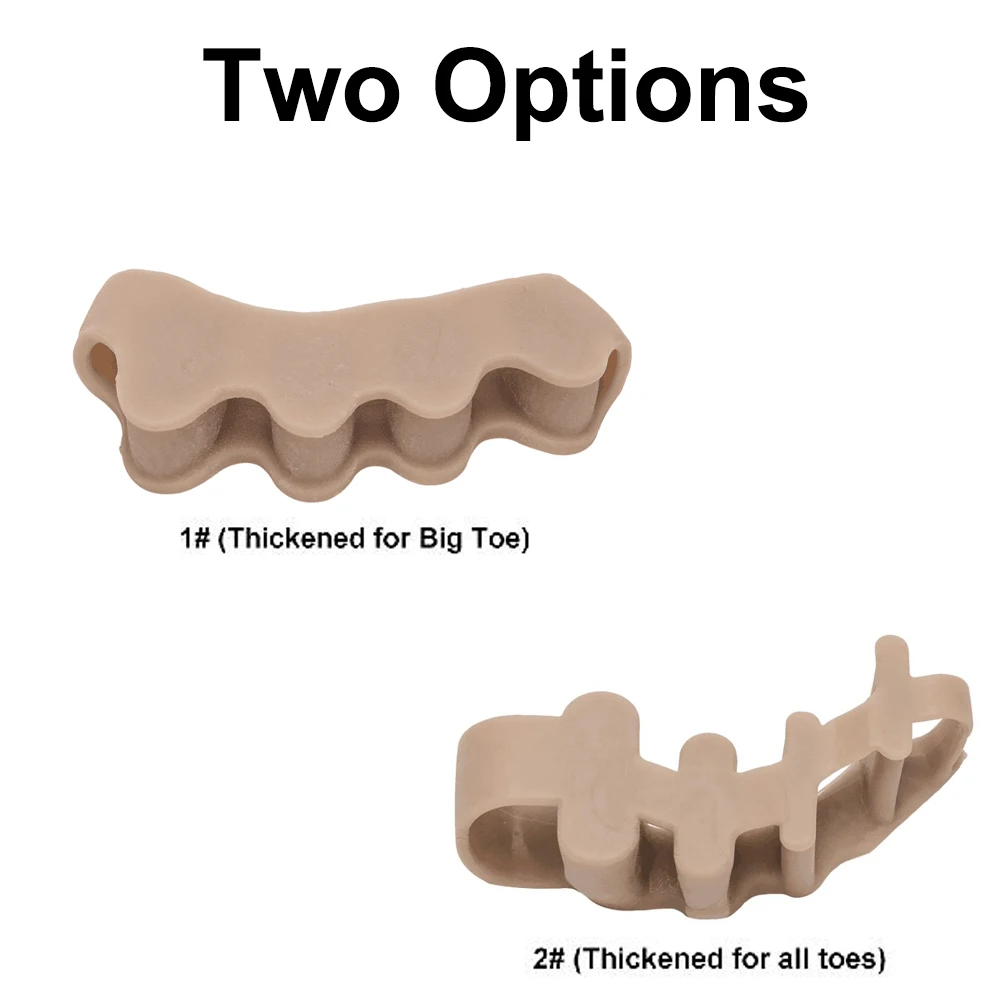 Силиконовые разделители для пальцев ног Выпрямитель Корректор для пальцев ног распорка растяжки для свертывания молоток коррекция носка