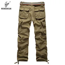 WEONEDREAM новые мужские военные брюки карго армейские брюки хлопок хаки/зеленый/желтый/черный плюс размер 30-44 мужские длинные брюки
