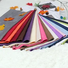 150x100cm tela de gamuza Lisa teñida color sólido para hacer funda de cojín Mesa paño sofá cubierta cortina zapatos bolsa diy doys