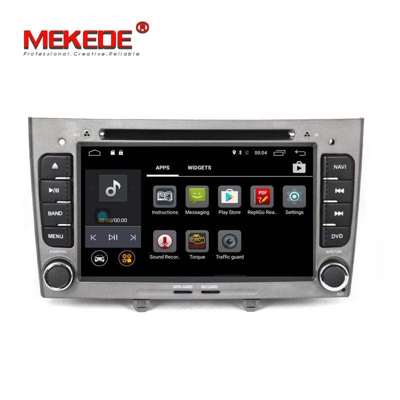 Clearance 2Din Capacitive Screen Quad Core Android 7.1 Multimedia Car DVD Navigation For peugeot 408/308/308SW Autoradio Stereo headunit 3