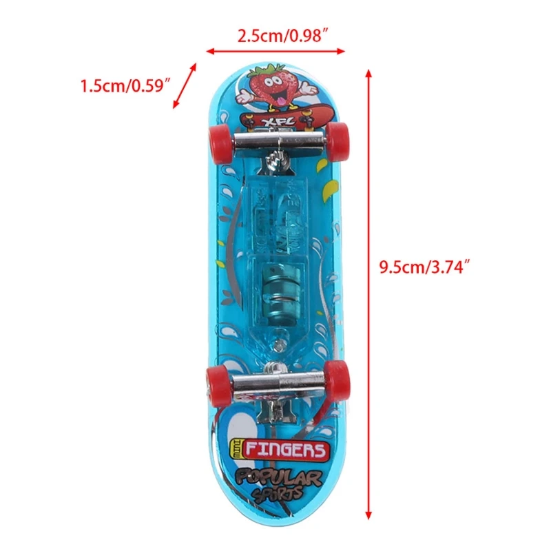 2 шт. светодио дный мини скейтборд борту пальца двухслойные детские игрушки подарки Детские игрушки мальчик, как