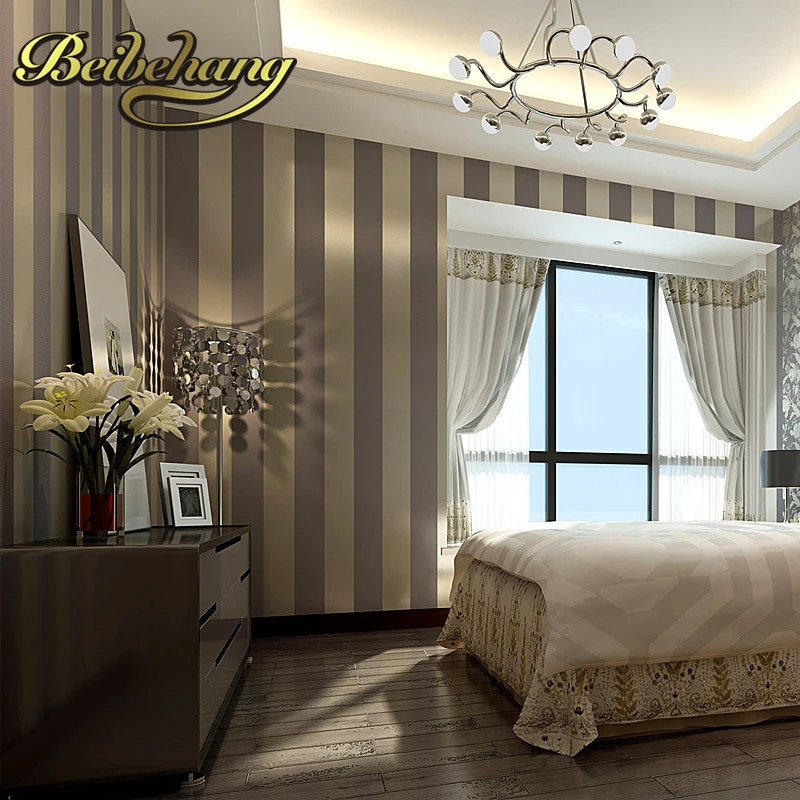 papel de parede para quartoon-woven wallpaper plain solid color striped living room bedroom den vertical stripes wallpaper 1108