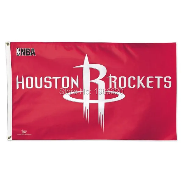Houston Rockets Large Banner Flag 3' x 5'-in Flags