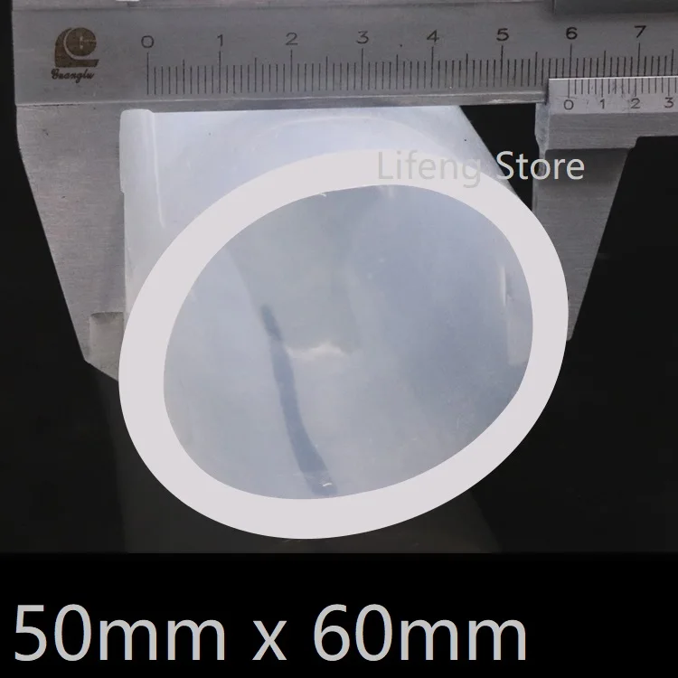 

Transparent Flexible Silicone Tube ID 50mm x 60mm OD Food Grade Non-toxic Drink Water Rubber Hose Milk Beer Soft Pipe Connect