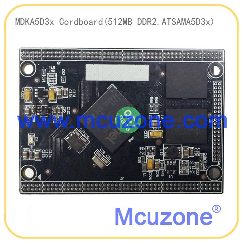 

Cortex-A5 ATMEL ATSAMA5D31 MDKA5D31 Coreboard, 536MHz CPU, 512MB DDR2, 512MB NAND, High speed USB, ISI, Ethernet, 6xUART