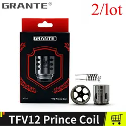 Grante TFV12 принц катушки TFV12 T10 катушки Аксессуары Fit TFV12 принц распылитель бак жидкостью Vape катушки электронных сигарет 2 лот В наличии