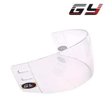 

new winter CE certification PC material clear helmet inside anti-fog outside anti-scratch visor 2018