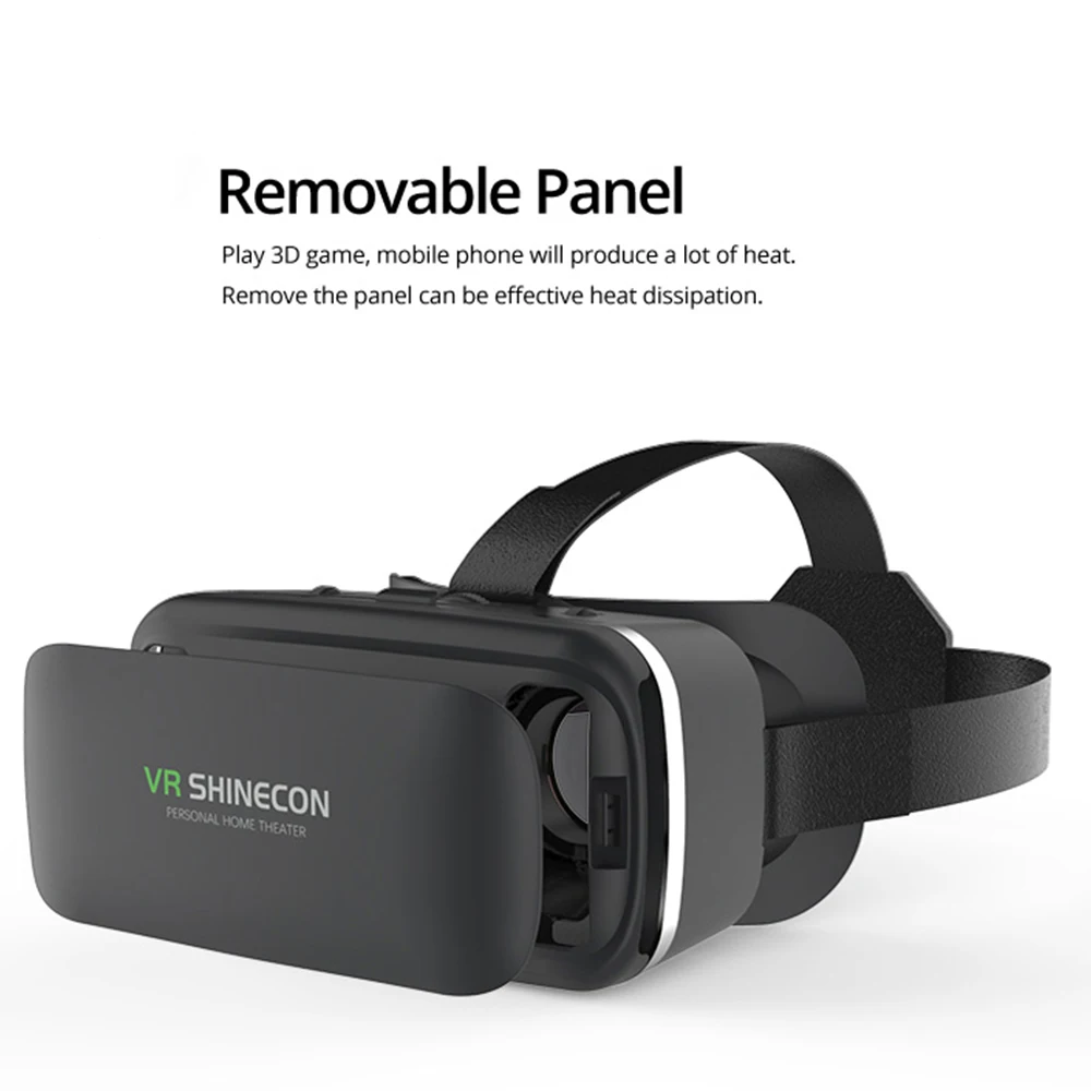 Очки виртуальной реальности VR Shinecon 6 0 шлем VRBOX для 4 3 дюймов с беспроводным