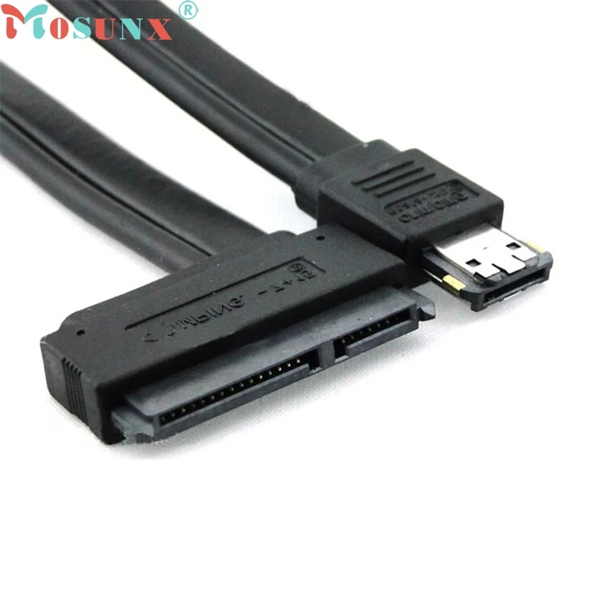 

mosunx Mecall New Dual Power eSATA USB 12V 5V Combo to 22Pin SATA USB Hard Disk Cable Free Shipping
