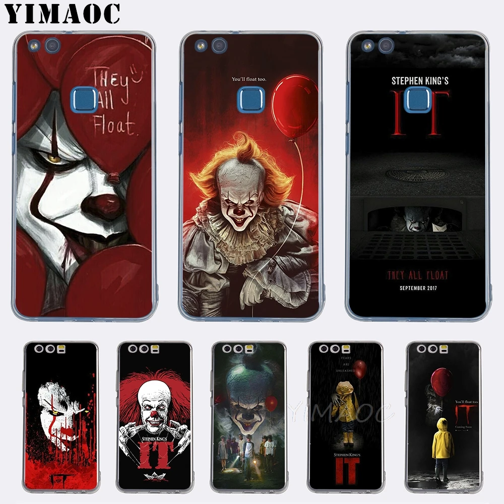 

YIMAOC Stephen King s It Soft TPU Cover for Huawei Honor 6A 7X 7A Pro 8C Mate 10 Note 10 9 Lite Y6 Y9 Y7 Prime 2018 Cases