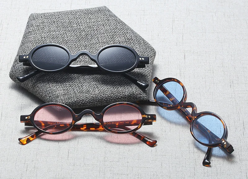 SHAUNA классические украшения ногтей женские маленькие овальные солнцезащитные очки ретро мужские леопардовая оправа прозрачные синие линзы очки UV400