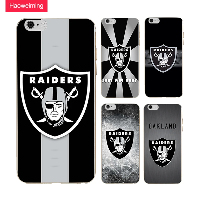 Haoweiming Oakland Raiders Логотип Силиконовые ТПУ чехол для samsung Galaxy S3 S5 S7 S9 S4 S6 S8 Edge Plus a3 A5 A6 A7