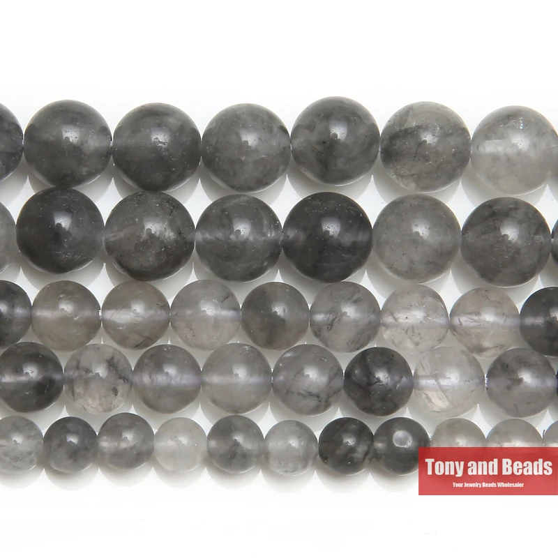 

Free Shipping Demon Quartz Loose Beads Stone 15" Strand 4 6 8 10 12MM Pick Size For Jewelry Making Q19