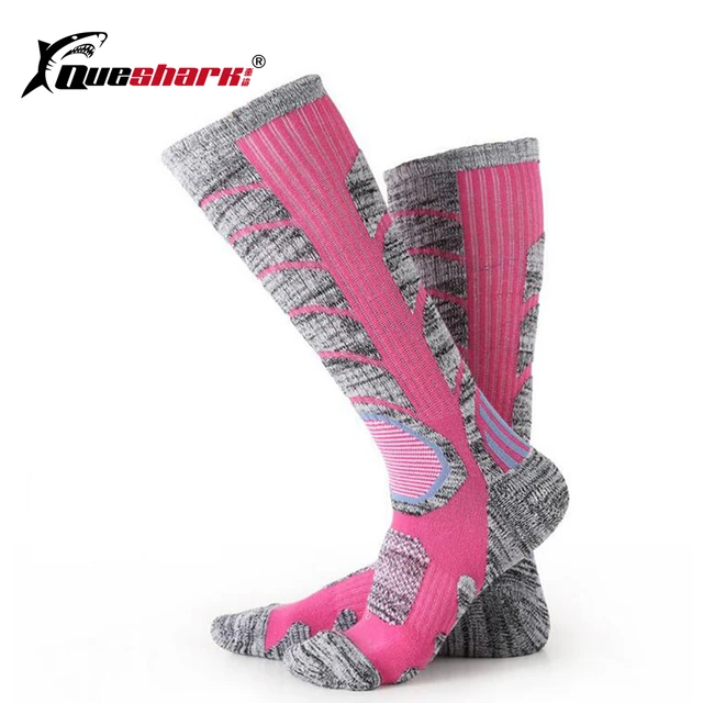 US $4.98 Winter Sports Men Women Children Long Skiing Socks Sports Warm Cotton Snowboard Socks Thermal Hikin