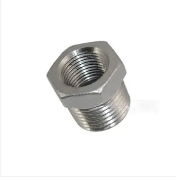 

1/2" Male x 1/4" Female Thread Reducer Bushing Pipe Fitting SS 316 NPT Metal CN