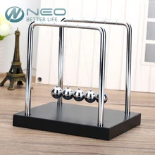 NEO Wooden Base Newton s Cradle Art in Motion Balance Balls Newton Cradle Physics Pendulum font