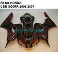 Горячая Распродажа литья под давлением для HONDA 2006 2007 CBR1000RR Обтекатели яркий Небесно цвет синий, черный; Большие размеры 34–43 06 07 cbr 1000 rr обтекателя IKH28