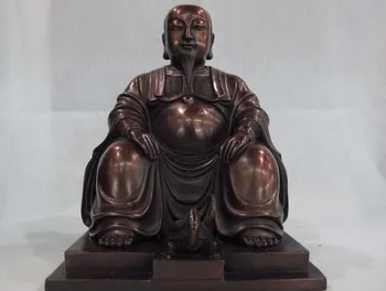 

Chinese Buddhism Pure red bronze copper Taiwan tortoise monarch buddha Statue