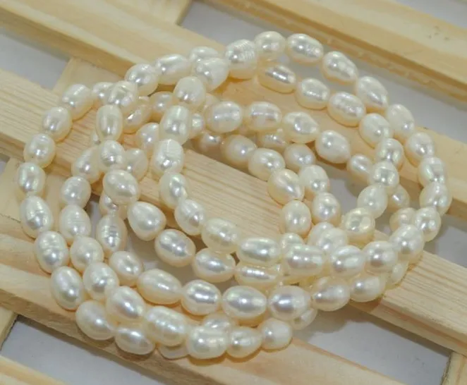 

ELASTIC Fashion Freshwater REAL White Pearl Bracelet Bangle for Women/Lady/Girls/Female Beautiful Jewelry