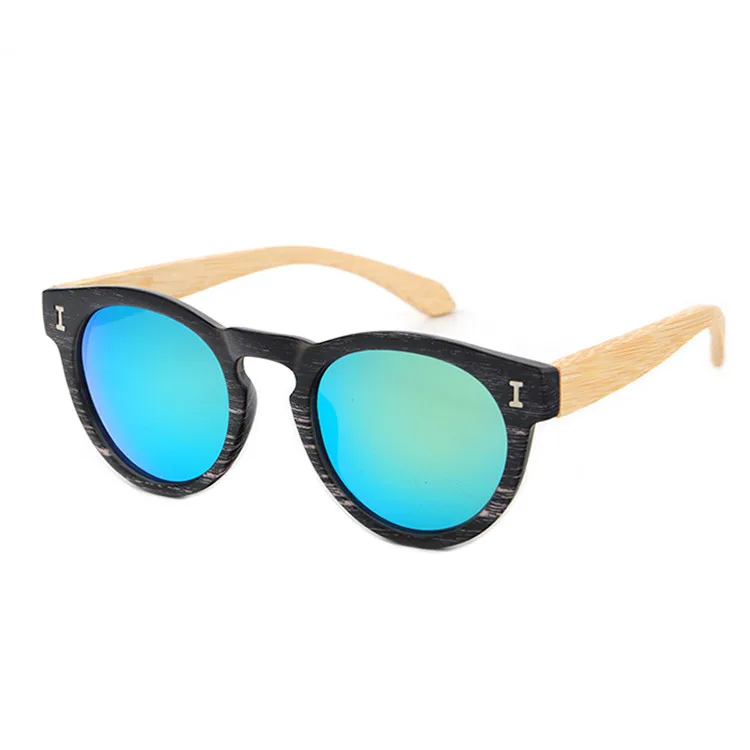 Солнцезащитные очки LONSY Bamboo Мужские/Женские Ретро Поляризованные бамбуковые солнцезащитные очки LS5008 - Цвет линз: C7