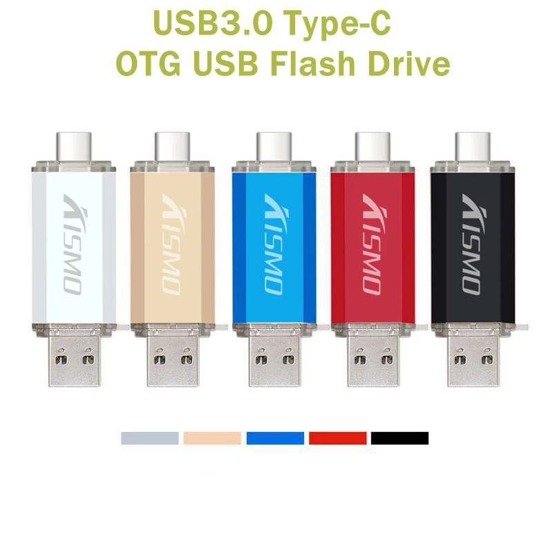 Kismo Тип-C USB флэш-накопитель 16 Гб оперативной памяти, 32 Гб встроенной памяти, 64 ГБ Тип-c карта памяти OTG usb флэш-накопитель USB3.0 Тип-c USB флэш-накопитель для huawei P10 P20 Lite