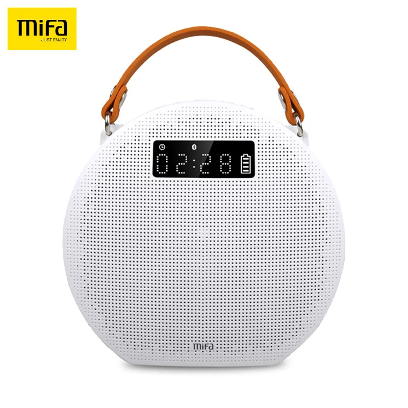 Mifa M9 портативный 40 Вт Bluetooth динамик с 5200 мАч Внешний аккумулятор и светодиодный