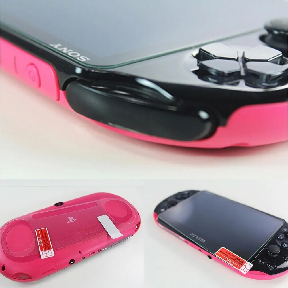 Закаленное стекло для переднего экрана и прозрачная защитная пленка HD PS Vita PSV 2000