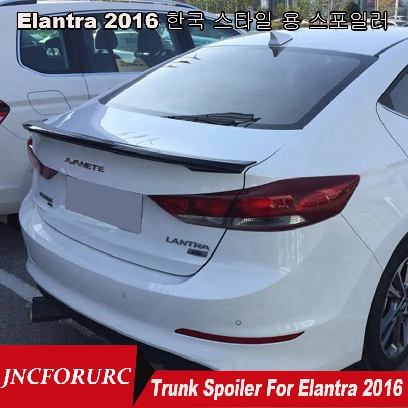 Buy JNCFORURC Rear Trunk Car Spoilers Wings For Hyundai Elantra 2016