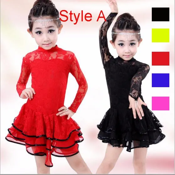 DB23908 latin dress for girls-7