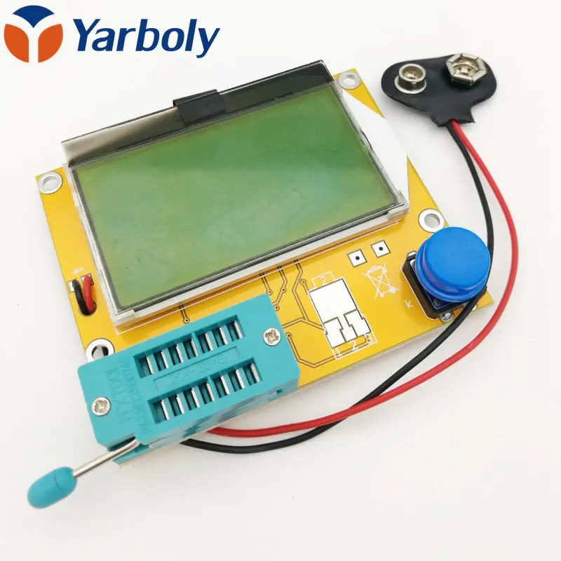 

LCR-T4 Mega328 Multimeter LCD Backlight Transistor Tester Diode Triode Capacitance ESR Meter MOS PNP NPN LCR