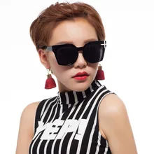 New Women Men Unisex Cross Sunglasses S Square Shaped Sun Glasses UV400 Eyeglasses