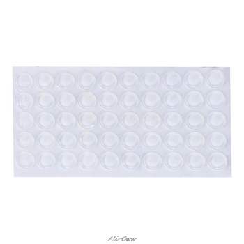 

50Pcs Door Stops Stopper Silicone Cabinet Self Adhesive Bumper Damper Buffer Pad A816